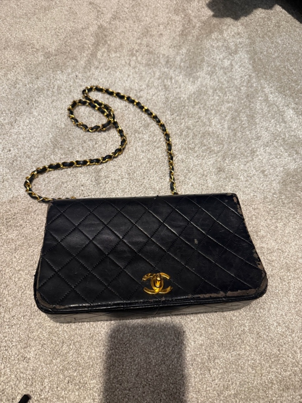 Vintage Chanel Quilted Black Leather bag - Picture 10 of 16